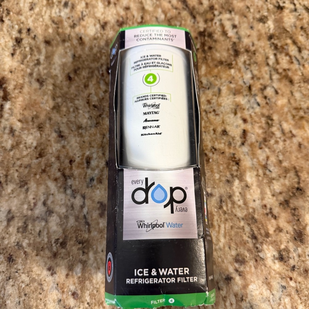 Single Pack EveryDrop Refrigerator Ice & Water Filter 4 EDR4RXD1 [UKF8001] NEW